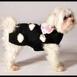 Handmade Wool‎ Dog Sweater by Chilly Dog Med NWT